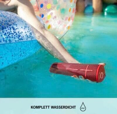 Ultimate Ears BOOM 3: Kraftvoller Sound, Bluetooth, wasserdicht, Magic Button, 15 Stunden Akkulaufzeit.