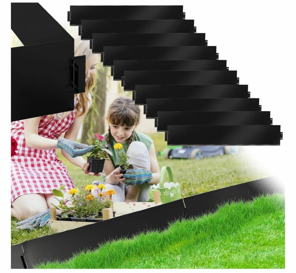 Cecaylie Rasenkante aus Metall – 30% Rabatt