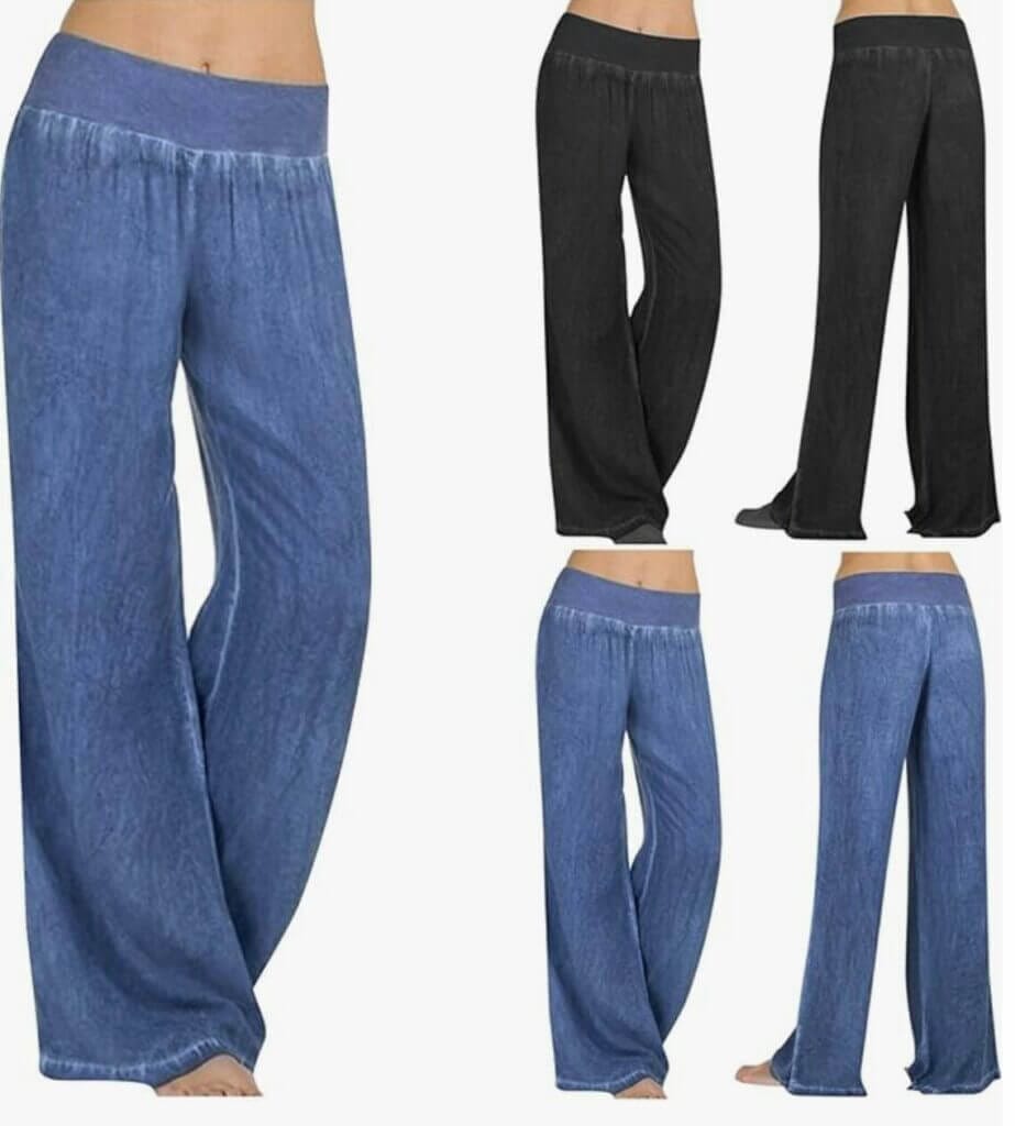 Denim Freizeithose für Damen – 30% Rabatt