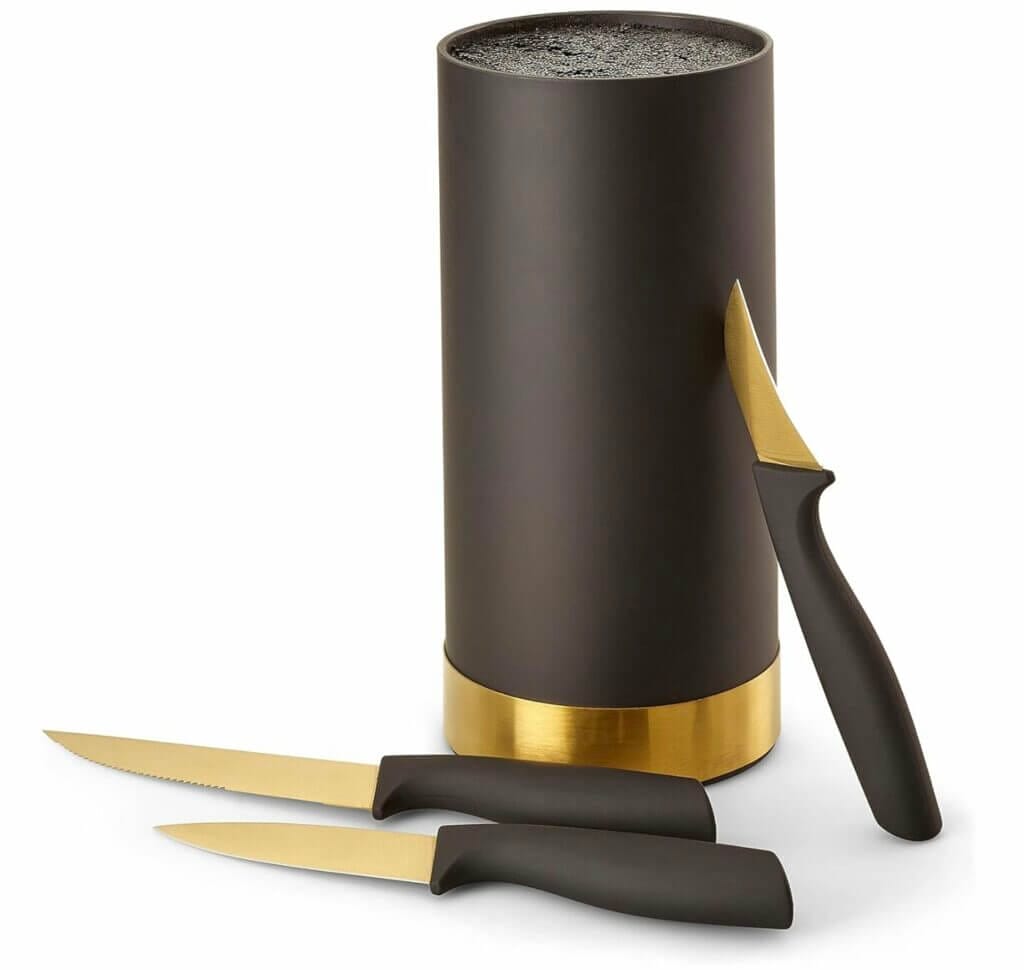 ECHTWERK Messerblock mit 3 Messern – 58% Rabatt