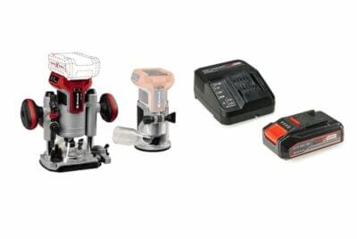 Einhell Professional Akku-Oberfräsen-Set TP-RO 18: Brushless, präzise, inkl. Zubehör und Tasche. Startklar für Projekte.
