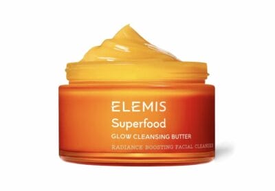 Elemis Superfood AHA Glow Cleansing Butter: Tiefenreinigung und Nährung für strahlende Haut. Luxuriöser Reinigungsbalsam.
