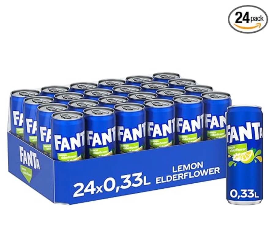 Fanta Lemon Elderflower 24er Pack – 35% Rabatt
