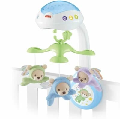 Beruhigendes Mobile: Fisher-Price 3-in-1-Traumbärchen für entspannte Schlafenszeit und visuelle Stimulation.