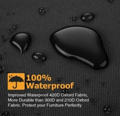 Wasserschutz für Gartenmöbel