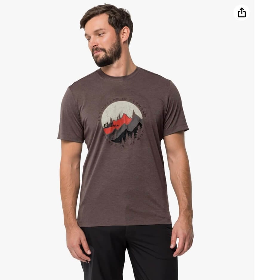 Jack Wolfskin Herren Hiking Wander-Shirt – 47% Rabatt