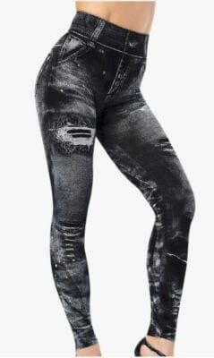 routinfly Damen Imitation Denim Hosen: Stilvoll, bequem, vielseitig - ein Must-Have für deine Garderobe!