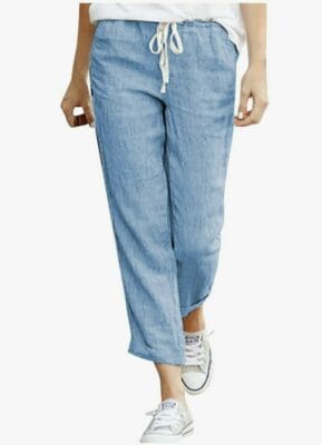 Luftige Sommerhose: Damen Leinenhose für bequeme und stilvolle Looks bei warmem Wetter.