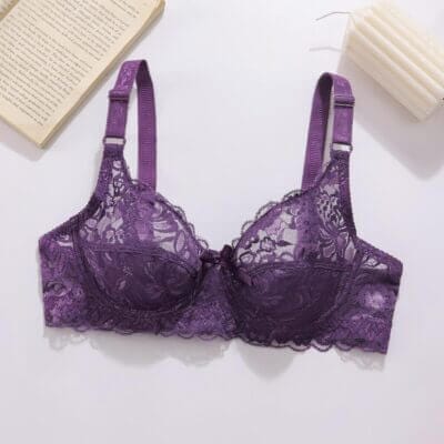 Masrin Damen Spitzen Bralette BH mit Bügel