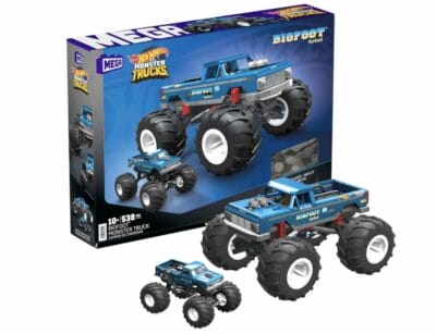 Mega Construx Hot Wheels Bigfoot Monster Truck Bauset: 538 Teile, für Erwachsene und Kinder ab 10.