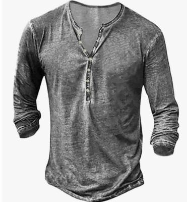 Stilvolles Henley-Shirt für Männer - klassisches Design und erstklassige Qualität für jeden Anlass!