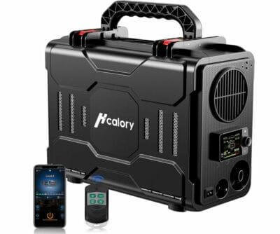 Effiziente Diesel-Standheizung für Fahrzeuge und Boote. 5KW Leistung, Bluetooth-Steuerung, LCD-Monitor.
