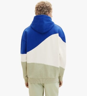 TOM TAILOR Denim Colorblock Hoodie: Stilvoll, nachhaltig, ideal für jede Saison. Setze ein modisches Statement.