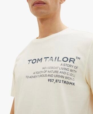 TOM TAILOR T-Shirt: Stilvoll, nachhaltig und bequem. Unterstütze mit jedem Kauf die Better Cotton Initiative.