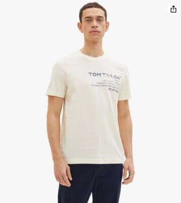 TOM TAILOR Herren T-Shirt: Lässig, nachhaltig, gewaschene Optik. Unterstütze mit Stil die Better Cotton Initiative.