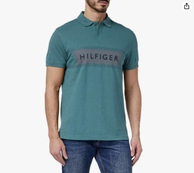 Tommy Hilfiger Herren Poloshirt in Grün: Slim Fit, 100% Baumwolle, klassisch, stilvoll, nachhaltig. Ideal für jeden Anlass.