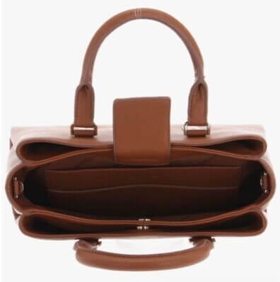 Calvin Klein Damen Tragetasche: Zeitlos elegant in Braun. Praktisches Must-Have für den täglichen Gebrauch.