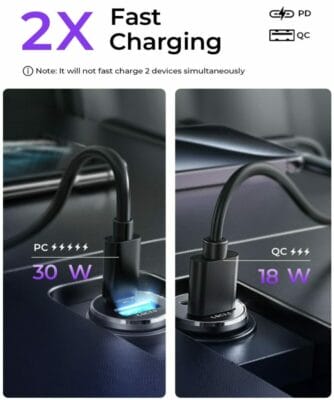 Zigarettenanzünder USB C zum Aufladen