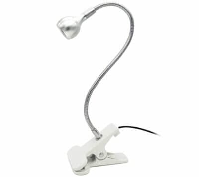 UV Lampe für Gelnägel: Flexibler Schwanenhals, stabiles Klemmdesign, USB-betrieben. Ideal für Nagelkunst und mehr.
