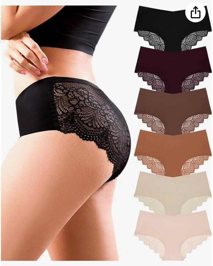ALTHEANRAY Damen  Unterhosen (6er-Pack) – 50% Rabatt