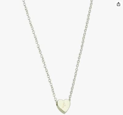 WOGOYO Halskette mit Buchstabenanhänger: Personalisierter Edelstahl-Schmuck, A-Z. Minimalistisch, elegant und perfekt für jeden Anlass.