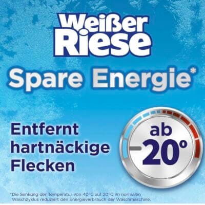 Weißer Riese spart Energie ab 20 Grad