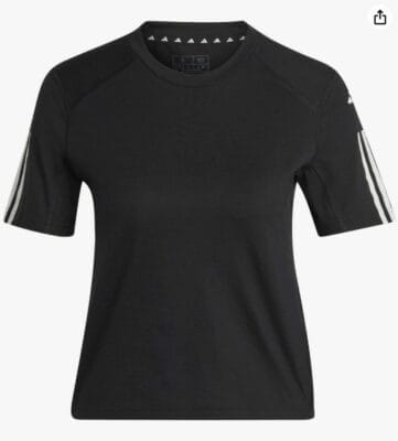 adidas Female Adult Train Essentials Train Cotton 3-Stripes Crop T-Shirt