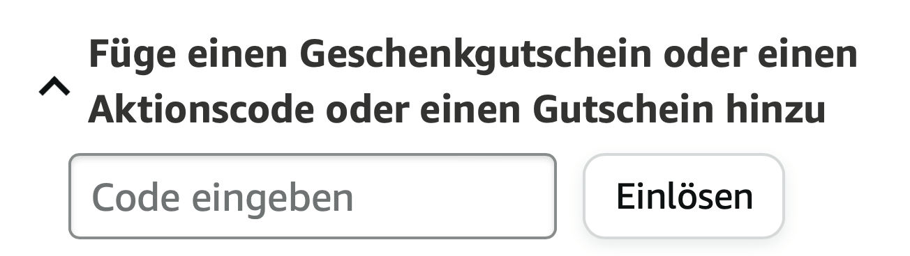 Amazon Gutscheincodes Amazon Gutscheincodes eingeben