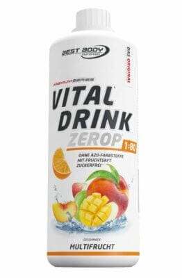Best Body Nutrition Vital Drink ZEROP® in der Geschmacksrichtung Multifrucht