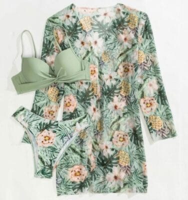 Bikini Set mit Schalbluse