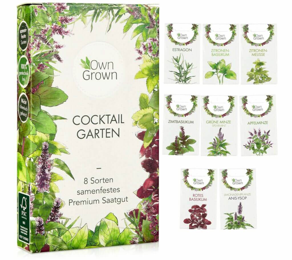 OwnGrown Cocktail Kräuter Set – 63% Rabatt
