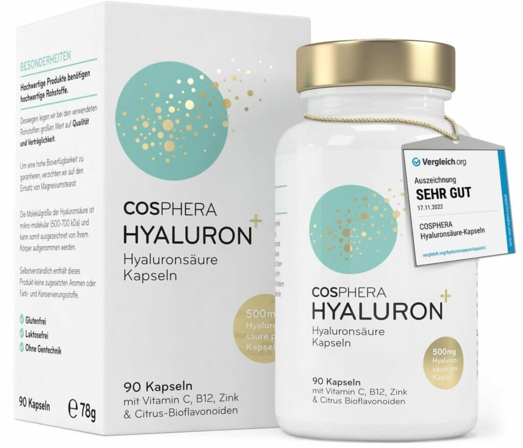 Cosphera Hyaluronsäure Kapseln – 26% Rabatt