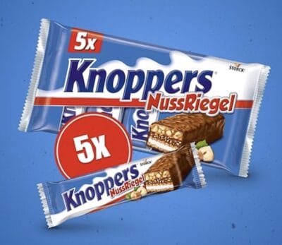Knoppers NussRiegel Snack 