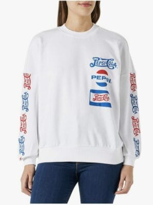 ONLY Sweatshirt Damen Onlpepsi L/S O-neck Box mit Pepsi Print