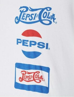 ONLY Sweatshirt Damen mit All Over Pepsi Print