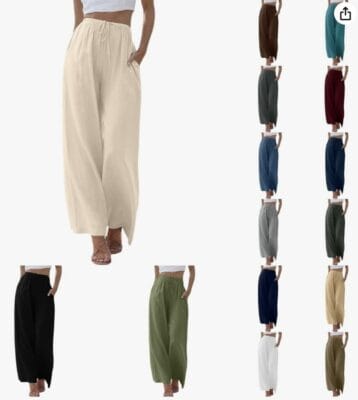 Damen Sommerhose aus leichtem Stoff