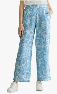 Street One Damen Leinenhose Wide