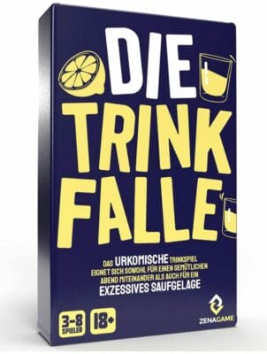 "ZENAGAME Die Trinkfalle" Trinkspiel mit 300 Karten