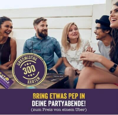 Urkomisches Trinkspiel mit 300 Karten