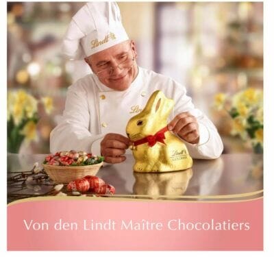 Entdecke bunte Lindt Schokoladeneier: Perfektes Geschenk und Dekoration für Ostern.