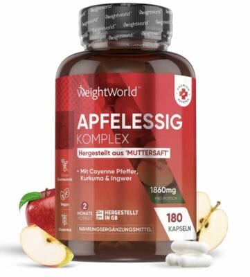 Apfelessig Kapseln zum abnehmen und für Deine Gesundheit