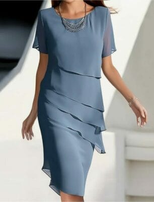 Chiffon Sommerkleid 