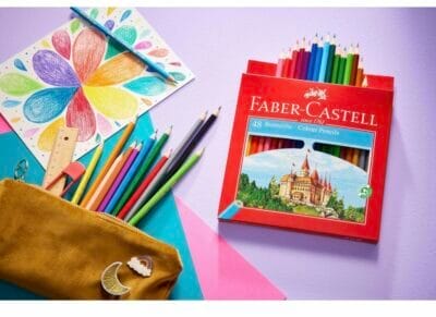 Faber-Castell Castle: 48 farbige Bleistifte für kreative Projekte. Qualität und Vielseitigkeit vereint!