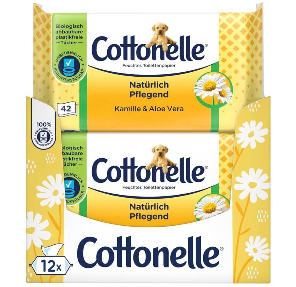Cottonelle Feuchtes Toilettenpapier 12 x 42 Stück – 46% Rabatt