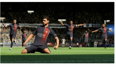 Packendes Fußballspiel für Nintendo Switch: Realistisches Gameplay, umfangreiche Modi, Multiplayer-Optionen für stundenlangen Spielspaß.