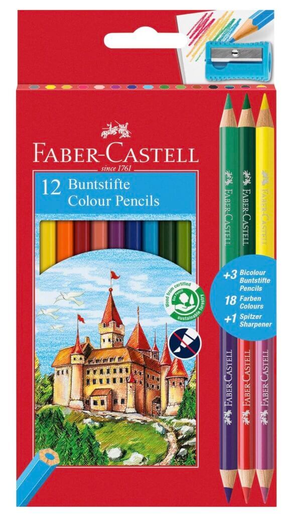 12 teiliges Buntstift-Set von Faber-Castell – 25% Rabatt 