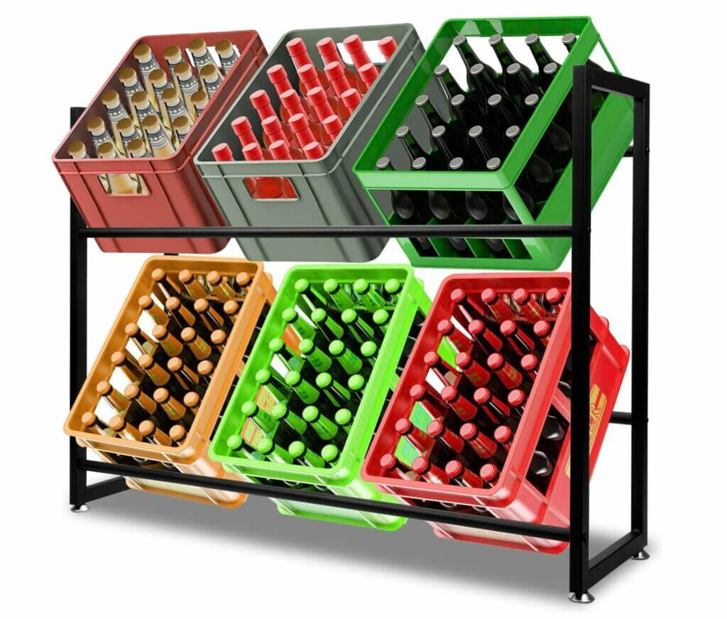 Ansobea Getränkekistenregal – 30% Rabatt