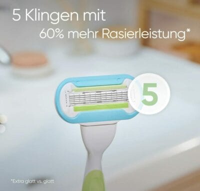 Gillette Venus Extra Smooth: 8 Damenrasierklingen für eine glatte, sanfte Rasur ohne Irritationen.