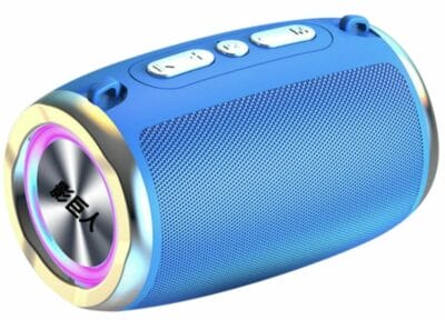 Upgraded Bluetooth Lautsprecher: Wasserdicht, tragbar, mit Stereo Sound und aktivem Extra Bass. Perfekt für Partys!