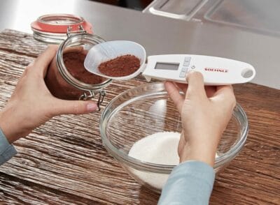 Soehnle digitale Löffelwaage Cooking Star: 0,1-g-Teilung, 500 g Tragkraft, ideal für Gewürze, in Weiß.